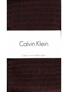 Calvin Klein 2 paires fantaisie 60 den microfibre